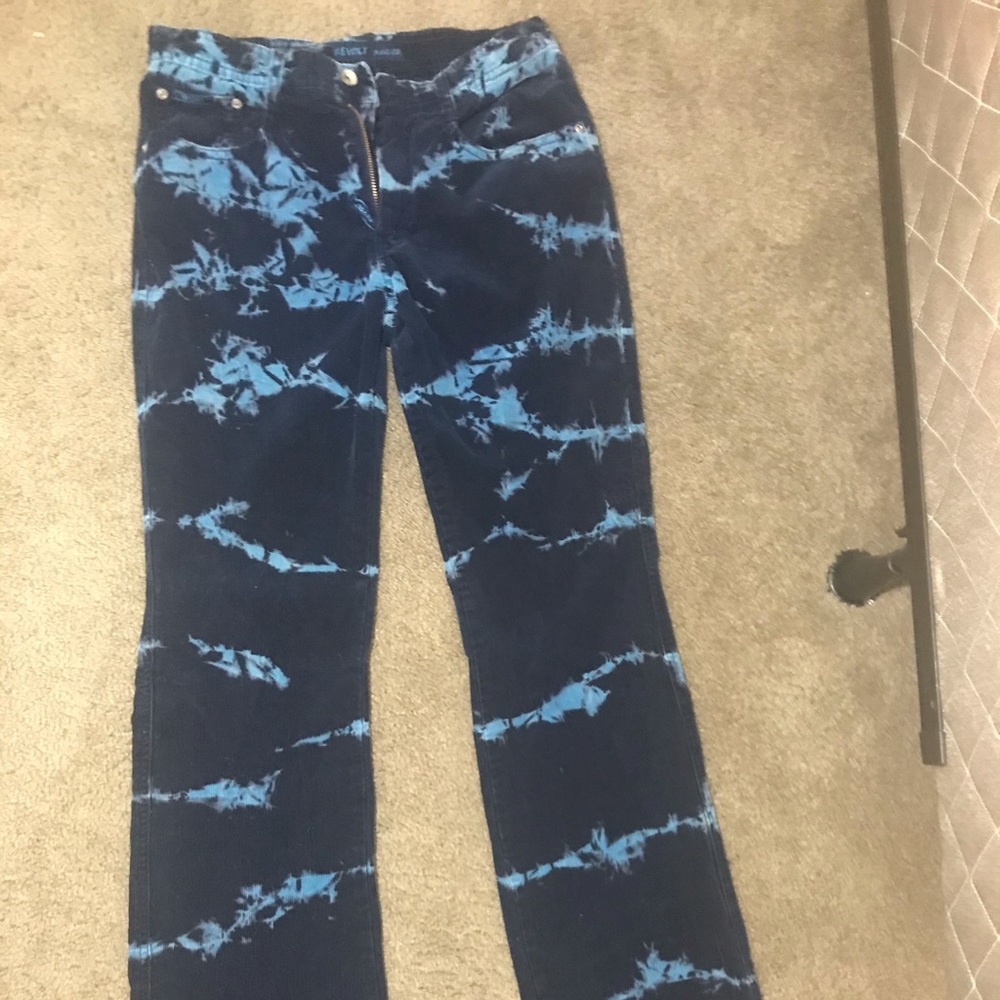 Corduroy blue jeans\pants